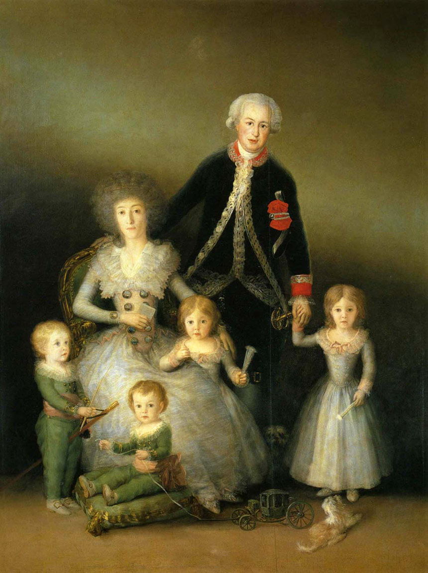Francisco Goya, La famiglia dei duchi di Osuna, 1787-88