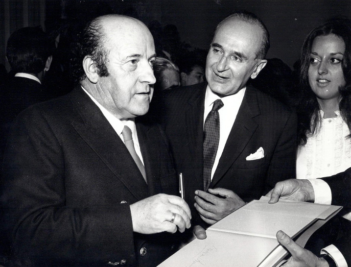 Giacomo Manzu e Luigi Magnani