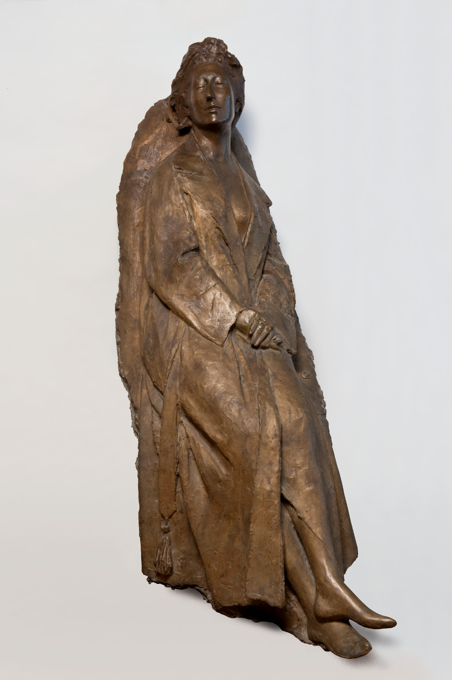 Giacomo-Manzu-Grande-ritratto-di-signora-1946-bronzo
