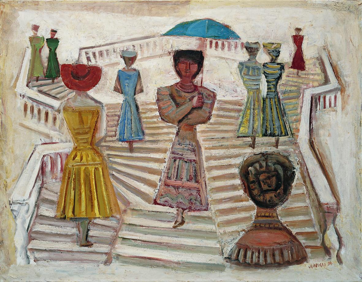 C come Clessidral'Alfabeto di Massimo Campigli
