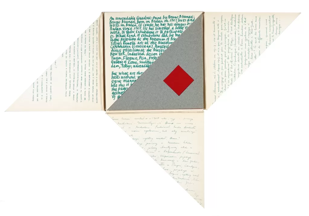 Libri illeggibili di Bruno Munari