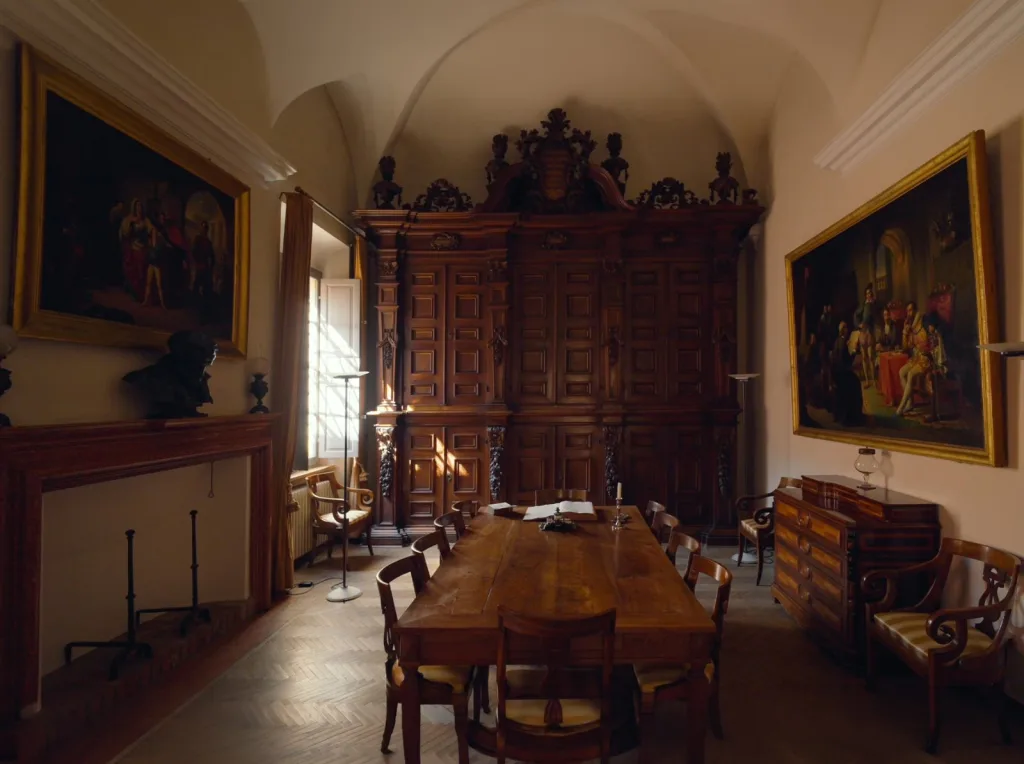 La Sala del Monte di Pietà nella Biblioteca di Busseto