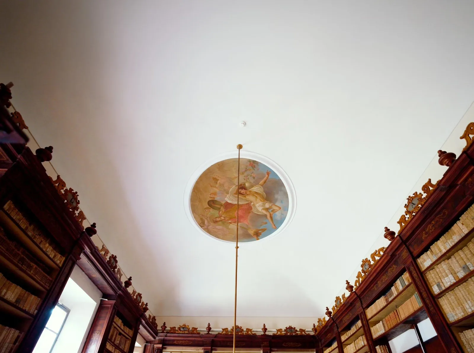 Affresco di Gioacchino Levi nella Biblioteca di Busseto