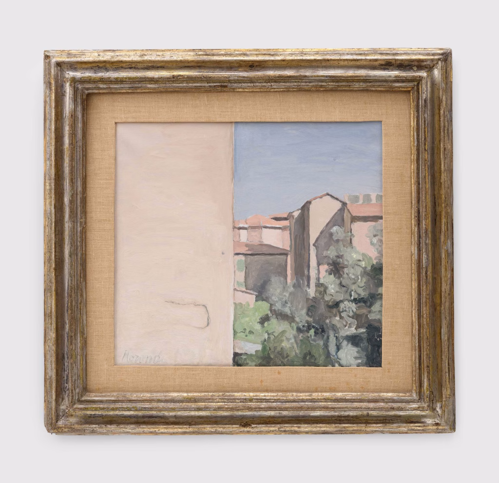 Giorgio Morandi, Cortile di via Fondazza, 1954